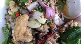 ร้านอาหารกงพะเหนียง ร้านริมโขง ที่ อ.เขมราฐ ลาบปลารสชาดแซ่บจริง food-kongpaniang-khemmarat-ubon