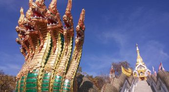 วัดพระธาตุภูเขาเงิน ต.เจียด อ.เขมราฐ จ.อุบลราชธานี