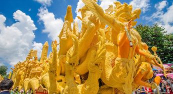 เฉลิมพระเกียรติ 72 พรรษา เมืองเทียน เมืองธรรม งามล้ำเมือง 4 แสง